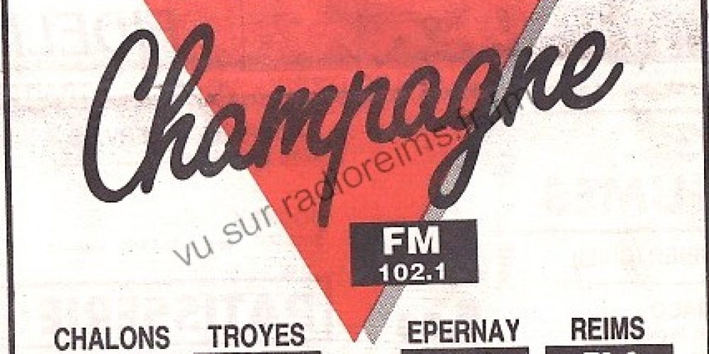 1er logo de Champagne FM