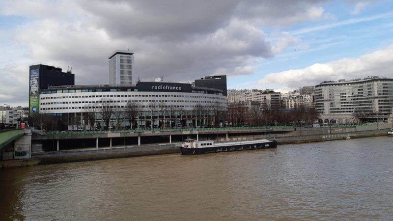 La maison de la radio et de la musique depuis l'Ile aux Cygnes © Christophe Abramowitz/Radio France