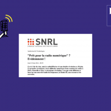 2014 – lancement de la RNT en DAB+